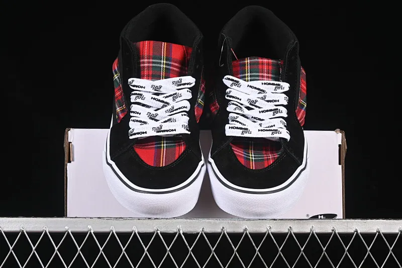 All categories Vans Vans series Vans Mid Vans China Vans Sk8-Mid Vans Anaheim series Scottish plaid casual low-top canvas shoes VN0A4UWIVNE